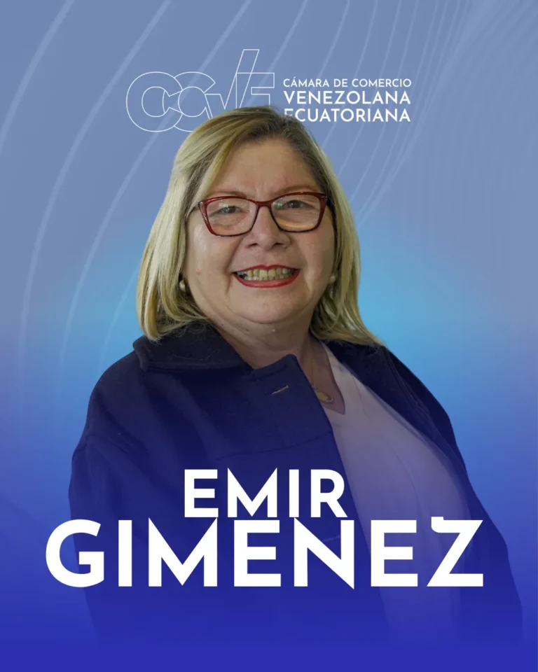 Retrato oficial de Emir Gimenez, Directora Institucional de la CCVE