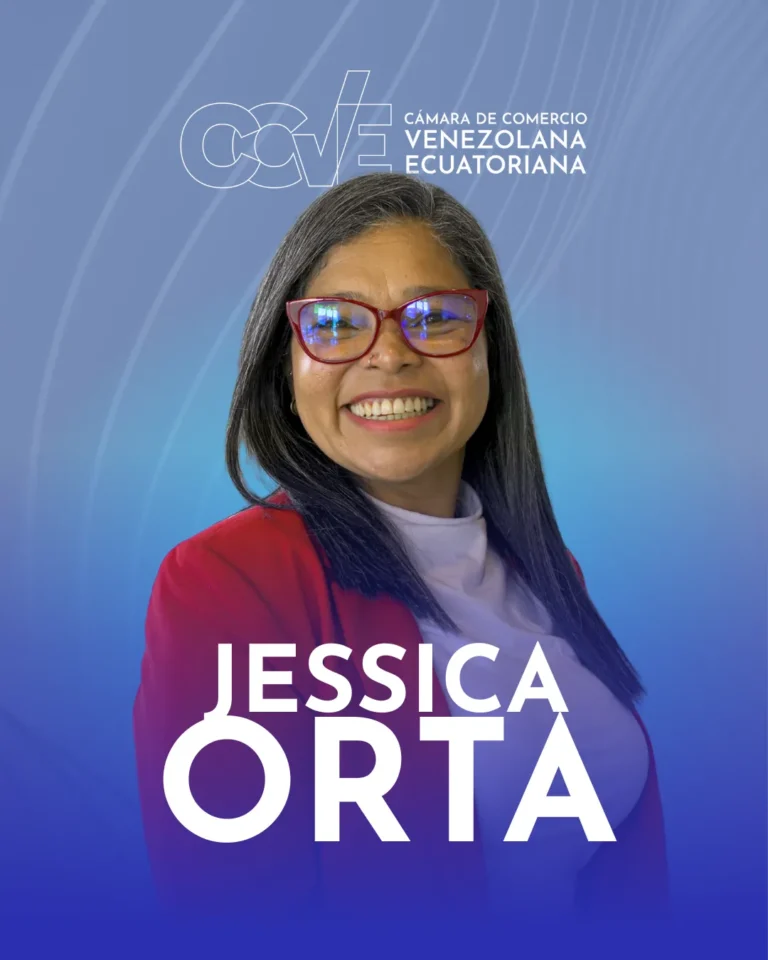 Retrato oficial de Jessica Orta, Directora de Comunicaciones de la CCVE