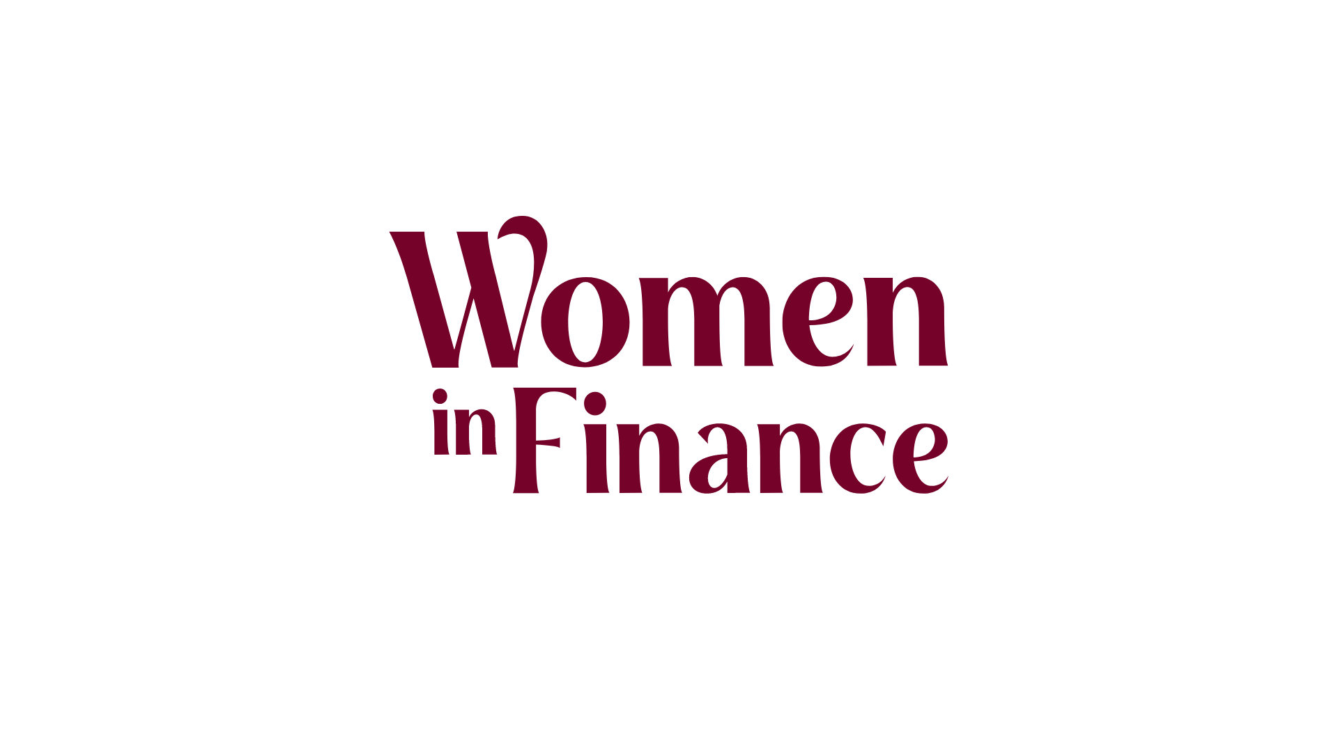 Logo de Women in Finance, aliado estratégico de la CCVE